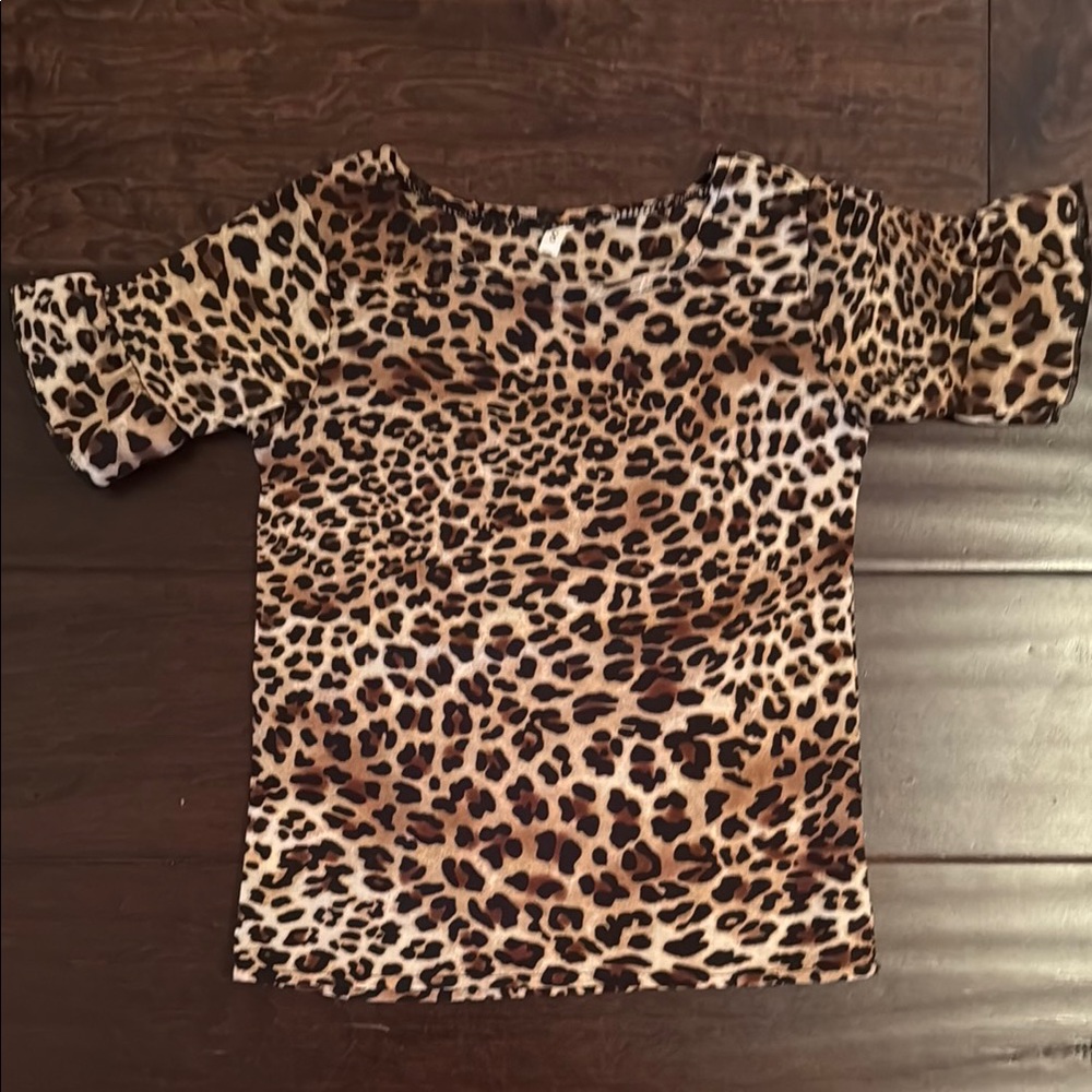NWOT Stylish Baby Girls Leopard Dress!